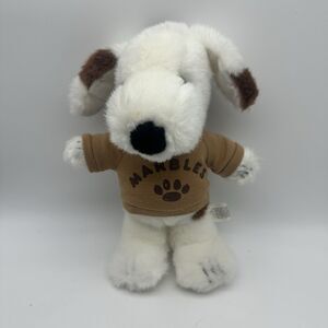 VTG HTF Peanuts Marbles Puppy Dog 10” Plush Snoopy's Brother w/Shirt 1991